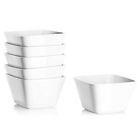 010101160414025 Dowan Ounce Porcelain Square Cereal Bowls Packs White 745950691761