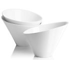 010101170504101 Dowan Porcelain Salad Fries Serving Bowls Set Oz White