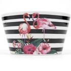 017794448703 Strawberry Street Black Stripe Flamingo Tropical Hibiscus Set