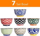 024115 Porcelain Soup Cereal Pasta Bowls Piece Set Large 7110105024115