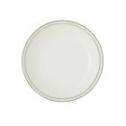 130414 024258357518 Waterford Padova Individual Pasta Bowl White Silver
