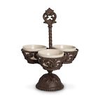 037916916002 Gg Collection Gracious Goods Acanthus Leaf Condiment Server