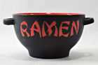 0696233176973 World Market Stoneware Ramen Bowl Black Red