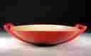 07-49 Le Creuset Wok Stoneware Cherry Red Serving Dish Bowl Cerise