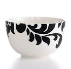 0733003456993 Martha Stewart Collection Dinnerware Lisbon Black Cereal Bowl