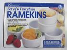 078915240507 Progressive International Set Porcelain Ramekins Nos Coleccion