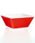 0802199000372 Ceral Bowl Martha Stewart 6 Pcs Set Melamine Collection Red White New 56 636193269803