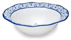 100-83808 Squared Serving Bowl Talavera Blue Melamine Serveware Unbreakable 847207024282