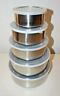 10020842 Relaxdays Bowl Set Stainless Steel Plastic Lid Kitchen 4052025208424