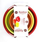 1021 Norpro New Bamboo Melamine Mixing Bowls Piece Set 028901010218