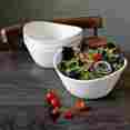 1032787 What Dish Over And Back A 4 Pc White Porcelain Serving Bowls No Box