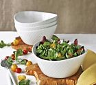1050029 Over Back What Dish Porcelain Bowl Set White
