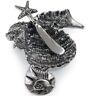 107285 Mud Pie Shaped Seahorse Metal Dip Cup And 718540186398