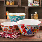 111182.03r The Pioneer Woman Scalloped Nesting Serving Bowls Set Of Vintage
