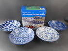 1119570 Certified International Pc Set Pasta Soup Salad Serving Bowls Indigo