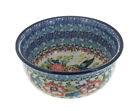 114-u3356 Ceramika Artystyczna Blue Rose Polish Pottery Hummingbird Small 712828921855