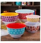 115933.05r Pioneer Woman Nesting Mixing Bowl Set Piece Traveling Vines Multiple