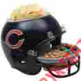 11688 Wincraft Inc New Nfl Snack Helmet Chicago Bears Serving Bowl Tailgating Football Party Fan 848296032448