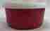 1170925 Omniware Porcelain Ramekin Custard Bowls Red W Silicone Lids White 4pck 755549409837