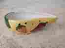 1212 Giftco Set Of 2 Hand Painted Ceramic Chili Pepper Bowl Salsa Dip Sour Cream New