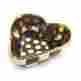 12646 Mackenzie-childs Courtly Check Heart Bowl Small