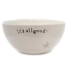 12856l Tabletop Word Expression Bowl Large Ceramic Its All 687847797876