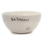 12856m Tabletop Word Expression Bowl Medium Ceramic Be Happy 687847797869