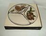 14180 Grande Classics Round Part Divider Glass Hors Doeuvre Dish Tray