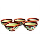 1537509 Terracotta White Mini Bowl Set Round Dishes Washer 789971537509