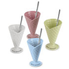 155055-000-000 White Mountain Ice Cream Cups Spoons 048894046230
