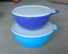 74388 16 2 12 Purple Tupperware Set 2677 Lid Cup Turquoise Bowls Thatsa Blue