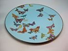 16 New Mackenzie Childs Large Blue Butterfly Garden Enamel 846823044964