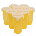 Hpr139632 17 Tumbler Oz. Yellow Lock Set 16-piece Storage