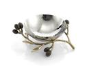 175119 Michael Aram Olive Branch Gold Nut Dish Dia