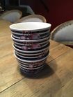 1779444870 Strawberry Street Set Of Flamingo Black And White Striped Bowls