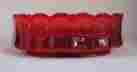 189-superb Fostoria Vintage Ruby Red Coin Glass 9 Oval Bowl 1372 Condition