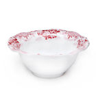 201-83809 Squared Cambridge Rose Melamine Cereal Bowl Set Of 847207025197