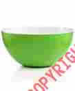 205-01113 Venezia Q Squared Nyc New 36 Set Of 4 Victorian Melamine Bowls 6.5 Green 847207018892