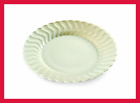 N206-bo 206-bo Fineline Settings Bone Shell Edged China Like Plate 798527498058