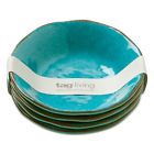 206010 Tag Veranda Melamine Bowl Durable Ocean Blue 691041236543