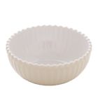 21037 Merritt Beaded Pearl Salad Bowl Cream 768204210372