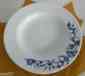 21464 Stoneware Pasta Soup Set Large 4 Promenad Rim Blue White Bowls Ikea