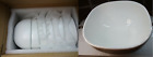 259762 Sweese Porcelain Square Bowl Set Soup Salad Oz Deep And