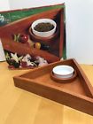 275 Lipper International Triangle Chip Dip With Box Excellent 026914275006