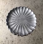 2890040 Julia Knight Signed Peony Cocktail Plate Base Sand Cast Aluminum