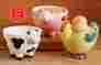 28976 Wmg Set Of 3 Country Farmhouse Animal Bowls 715933506450