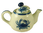2tptr6cr Sii Chesapeake Blue Crab Porcelain Teapot Tea Party And White