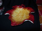 B49a 2x- 6 Leaf Bowls--rust Dessert Shape Prices Yellow-reduced Set