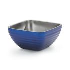 4763425 3.2 Beehive Cobalt Square Blue Vollrath Style Bowl Qt