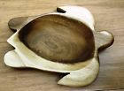 313193 Two Tone Wooden Turtle Bowl Made In The 747448313193